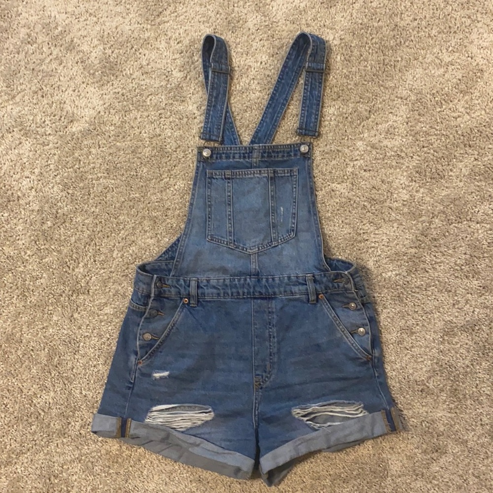 Denim overalls